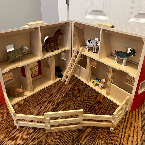 Melissa & Doug Red Barn Playset with Animals - Picture 3 of 5